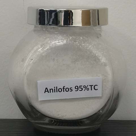 Anilofos; CAS NO 64249-01-0; EC NO 264-756-5; a pre-emergence and early post-emergence selective herbicide 