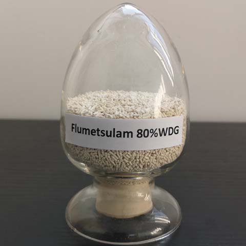Flumetsulam; CAS NO 98967-40-9; EC NO 619-383-6; a soil-incorporated preplanting, preemergence, or postemergence herbicide
