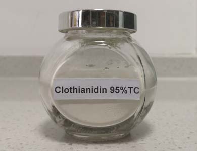 CLOTHIANIDINE; CLOTHIANIDIN; Cas No.: 210880-92-5; Neonicotinoid insecticide;