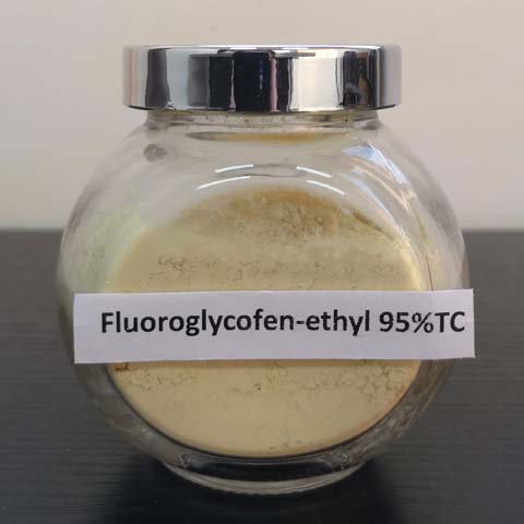 Fluoroglycofen-ethyl ;Fluoroglycofen ethyl ester ; CAS NO 77501-90-7; EC NO 616-467-4; post-emergence herbicide used to control weeds 