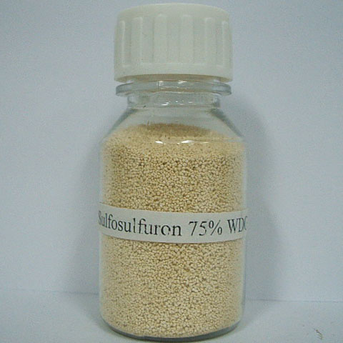 Sulfosulfuron; CAS NO 141776-32-1; EC NO 604-251-2; a pre-emergent or post-emergent herbicide for invasive weeds