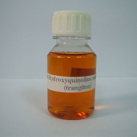 8-hydroxyquinoline sulfate； CAS NO 134-31-6; disinfectant and preservative against fungus growth